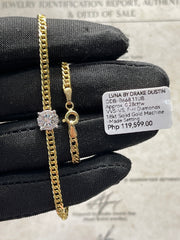 #LoveIVANA | #LoveLVNA | Golden Round Unisex Chain Bracelet 18kt