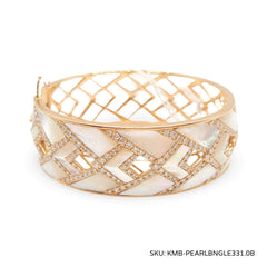#TheSALE | Golden Mother Pearl Diamond Bangle