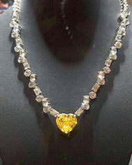 LVNA Signatures “Hearts Of The Moon” Diamond Necklace & Earrings