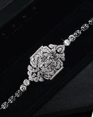 LVNA Signatures High Jewelry Art Deco Diamond Bracelet designed by Drake Dustin bryanboy