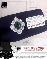 #LVNA2024 | Columbian Green Emerald Diamond Ring 18kt