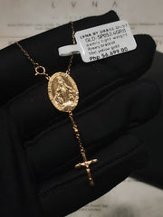 # #LVNA2024 | Rosary & Heart Dancing Diamond Necklace 18kt