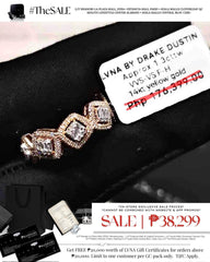 #LVNA2024 | Trinity Square Half Eternity Diamond Ring 14kt