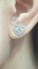#LoveIVANA | Caged Heart Diamond Earrings 14kt