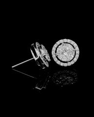 #LVNA2024 | 7carat Face 1st Gen Round Invisible Setting Halo Diamond Earrings 18kt