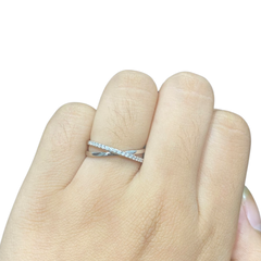 #LVNA2024 | Half Eternity Infinity Crossover Diamond Ring 14kt