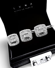#LVNA2024 | Classic Cushion Diamond Jewelry Set 14kt