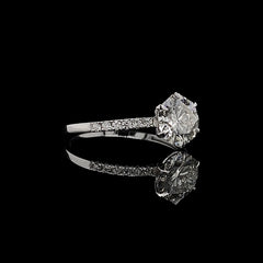 #PREORDER | 1.30ct H VS2 Round Brilliant Diamond Engagement Ring 14kt IGI Certified