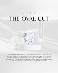 LUNA | 0.70ct / 0.70ct D Colorless Oval Solitaire Diamond Earrings 18kt GIA Certified