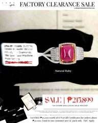 #LVNA2024 |  Red Natural Burmese Ruby Cabochon Gemstones Diamond Ring 18kt