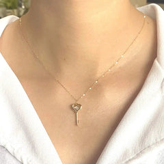# #LVNA2024 | Rosary & Heart Dancing Diamond Necklace 18kt