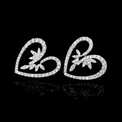 #LVNA2024 | Heart Paved Diamond Earrings 18kt