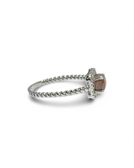 LVNA Signatures Rare Brown Colored Diamond Ring 14kt | Engagement Ring