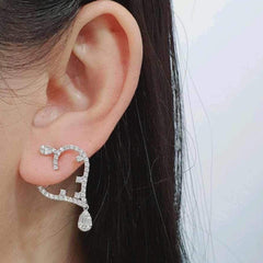#TheSALE | Heart Pear Deco Diamond Earring 18kt