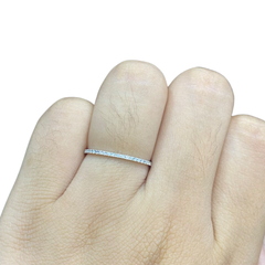 #LVNA2024 |  Round Half Eternity Diamond Ring 18kt