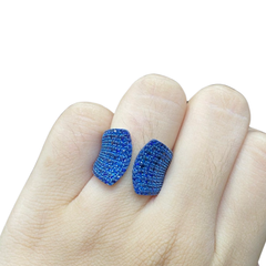 #LVNA2024 |  Blue Sapphire Paved Gemstones Ring 18kt