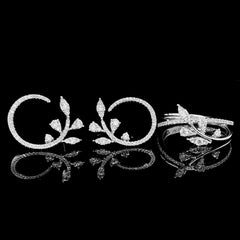 #LVNA2024 | Leaf Overlap Diamond Jewelry Set 14kt