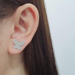 #TheSALE | Butterfly Stud Diamond Earrings 14kt