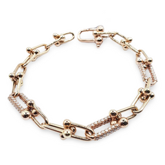 #TheSALE | Rose Hardware Link Chain Diamond Bracelet 14kt