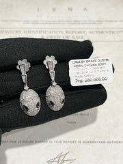 #LVNA2024 | Serpent Dangling Diamond Earrings 14kt