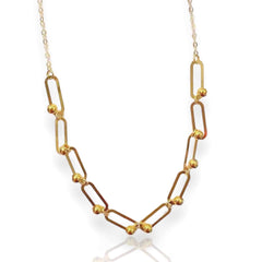 GLD | 18K Golden Link Balls Chain Necklace