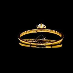 CLR | 0.62cts G VS Round Brilliant Diamond Engagement Ring 14kt
