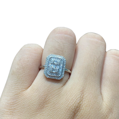 #LVNA2024 |  Emerald Baguette Diamond Ring 14kt