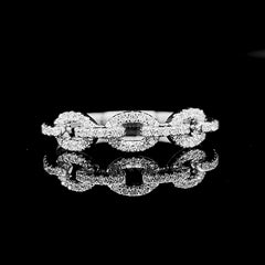 #LVNA2024 |  Infinity Chain Half Eternity Promise Diamond Ring 14kt