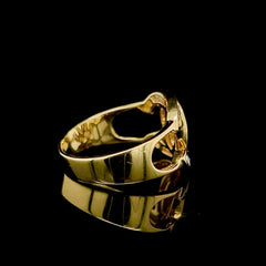 #LVNA2024 | Golden C Shape Diamond Ring 14kt
