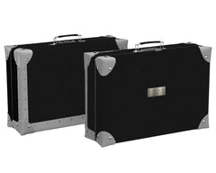 LVNA Signatures Luxury Leather Trunk Case with 18kt Solid Gold Hardware | “Discovery”