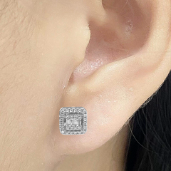 #LVNA2024 | Square Stud Diamond Earrings 14kt
