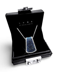 #LVNA2024 | Blue Sapphire Paved Diamond Necklace 18kt