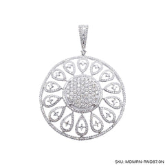 #TheSALE | Pear Round Deco Diamond Necklace 14kt