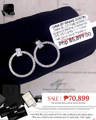 #LVNA2024 | Circle Paved Emerald Diamond Earrings 18kt