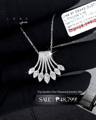 #LVNA2024 | Leaf Statement Diamond Necklace 14kt