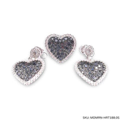 #TheSALE | Heart Black Diamond Jewelry Set 18kt