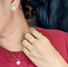 #TheSALE | Golden Heart Diamond Jewelry Set 18kt