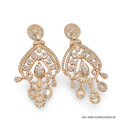 #TheSALE | Rose Mystic Pear Diamond Earrings 18kt