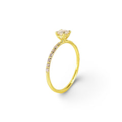 #LoveIVANA | 0.55cts H I1 Round Diamond Engagement Ring 14kt
