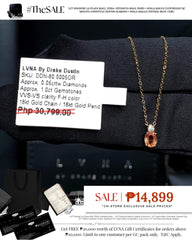 #LVNA2024 | Oval Red Sapphire Necklace in 16" or 18” 18kt