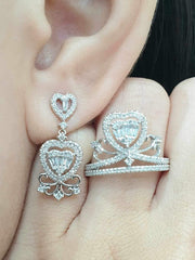 #LVNA2024 | Heart Deco Diamond Jewelry Set 14kt