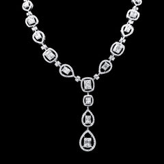 Editor's Pick | LVNA Signatures Pear Drop Station Diamond Necklace 18kt #LoveLVNA