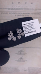 #LVNA2024 | Floral Cross Over Statement Diamond Earrings 14kt