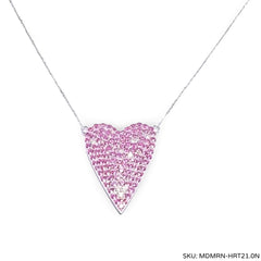 #TheSALE | Heart Pink Ruby Diamond Jewelry Set 14kt