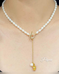 HOPE “Pepa” LVNA Signatures Eternity Pearl & Gold Drop Necklace | #LoveLVNA (Get FREE ₱10,000 worth of LVNA GCs T&C Apply)