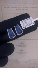 #LVNA2024 | Blue Sapphire Paved Diamond Earrings 18kt