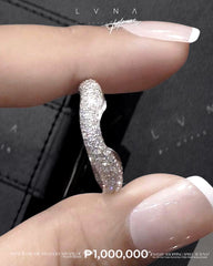 Ring Enhancer Paved Diamond Ring Enhancer 14kt
