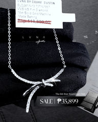 #LVNA2024 | Large Ribbon Paved Diamond Necklace 18kt