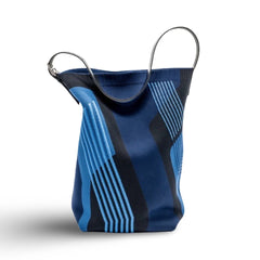A Pre-Loved HERMES Etriviere Dynamo Shoulder Bag MM Bleu Marine-Black