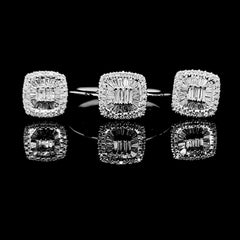 #LVNA2024 | Classic Cushion Diamond Jewelry Set 14kt